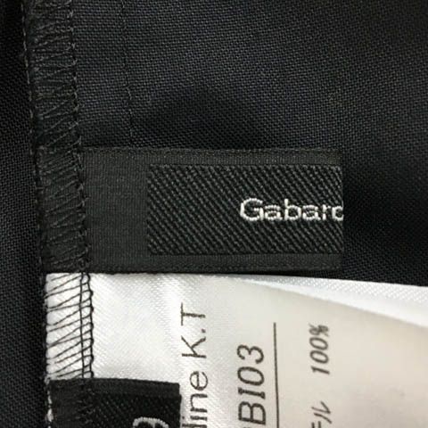 ギャバジンケーティー Gabardine K.T シャツ ブラウス フード 無地 タック 長袖 9 黒 ブラック レディース ギャバジンケーティー Gabardine K.T シャツ ブラウス フード