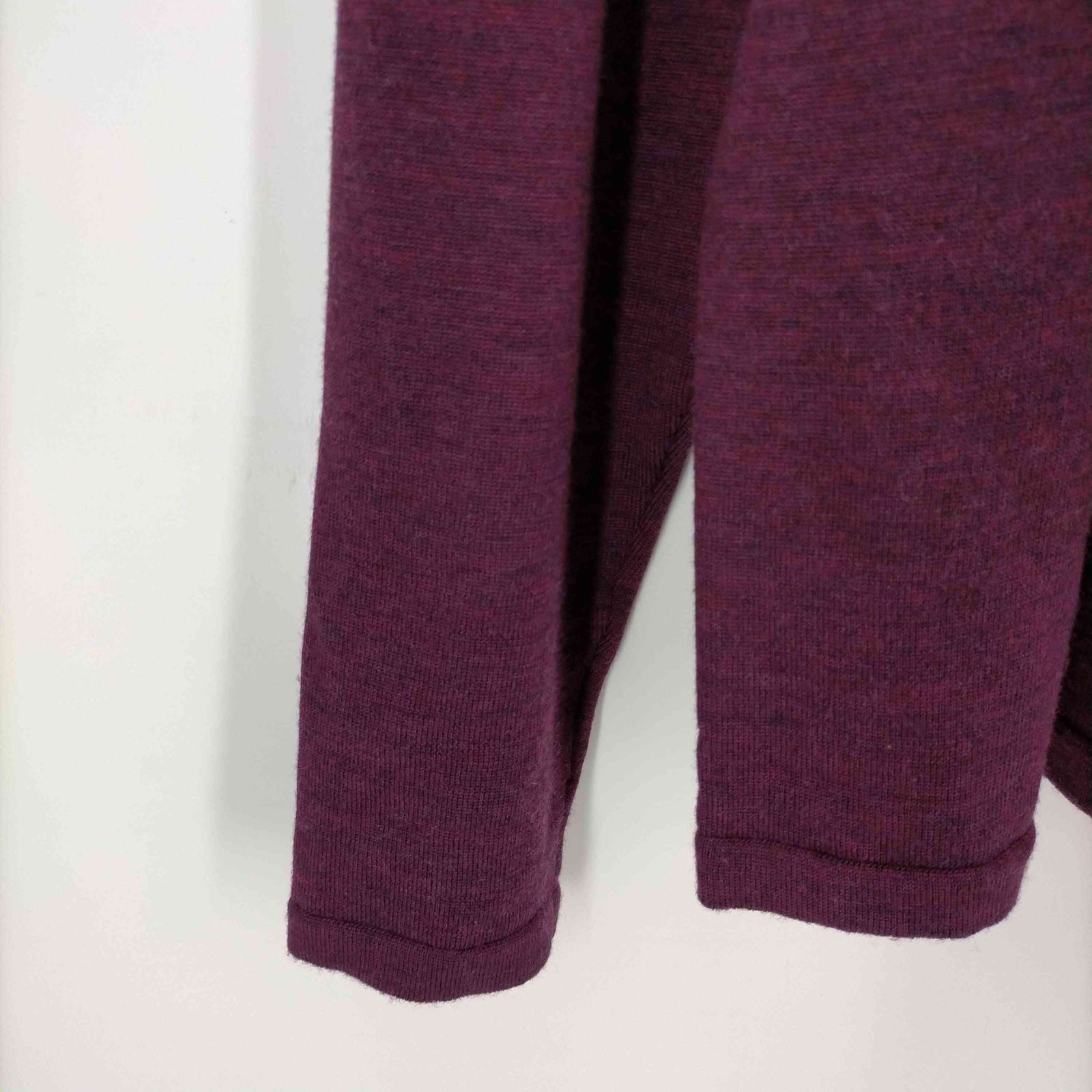 ノブユキマツイ Nobuyuki Matsui カシミヤ混 One Side High Neck
