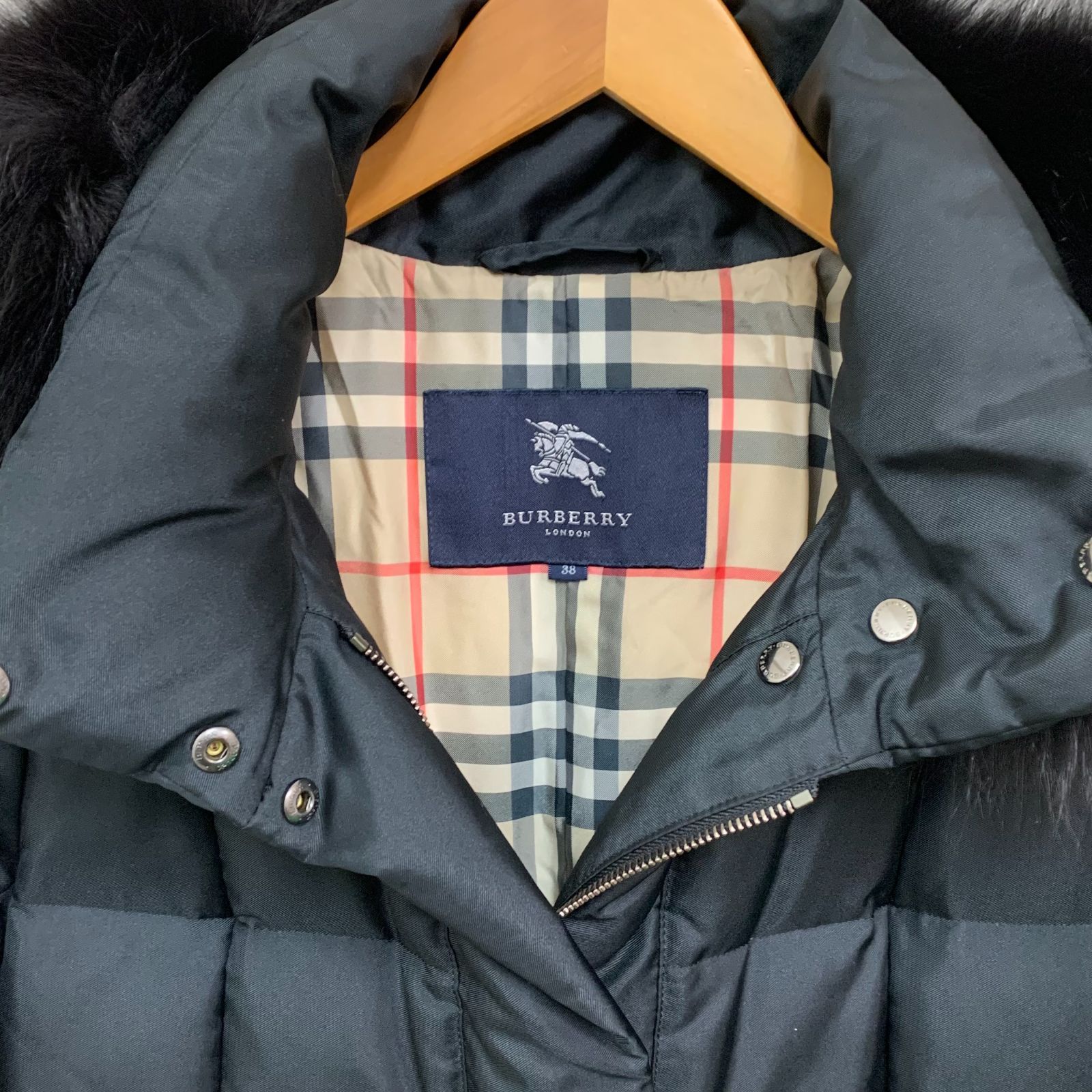 BURBERRY LONDONバーバリーロンドン 裏地ノバチェック ウール