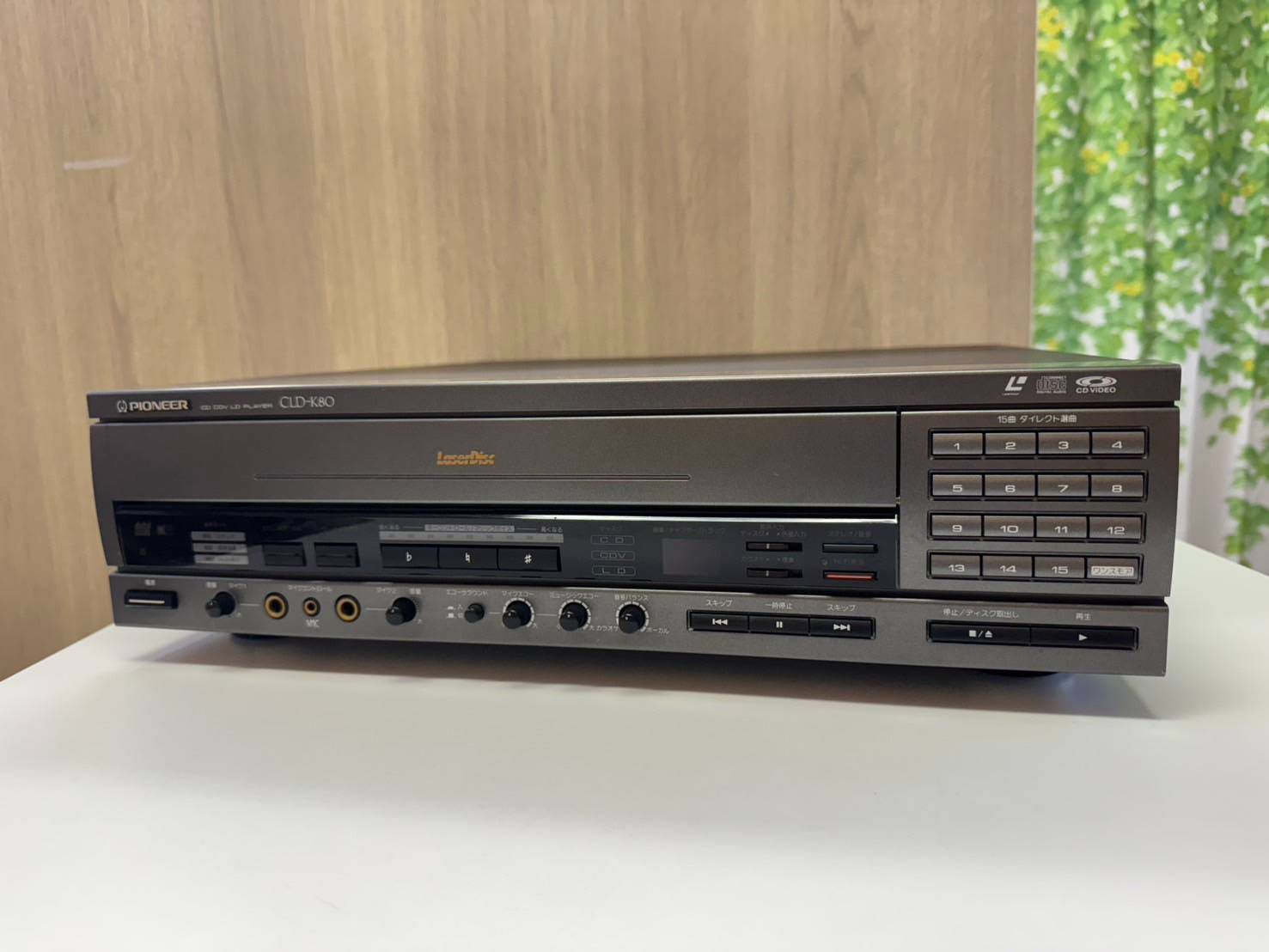 品PIONEER Pioneer パイオニア LDプレーヤー CLD-K80 リモコン付き