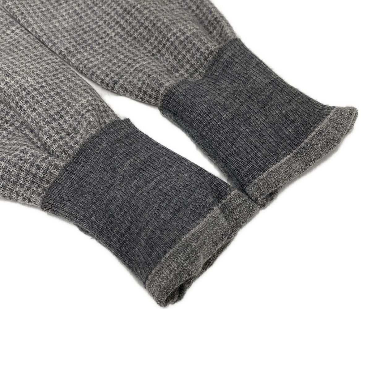 Letroyes ルトロワ メンズ ワッフル カーディガン グレー M Letroyes(ルトロワ) カーディガン サイズM メンズ美品 - グレー