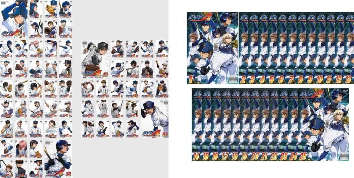 [307353]ダイヤのA(88枚セット)ファーストシーズン 全39巻 + セカンドシーズン 全24巻 + actII 全25巻【全巻セット アニメ 中古 DVD】ケース無:: レンタル落ち ダイヤのA(88枚セット)ファーストシーズン 全39巻 + セカンド