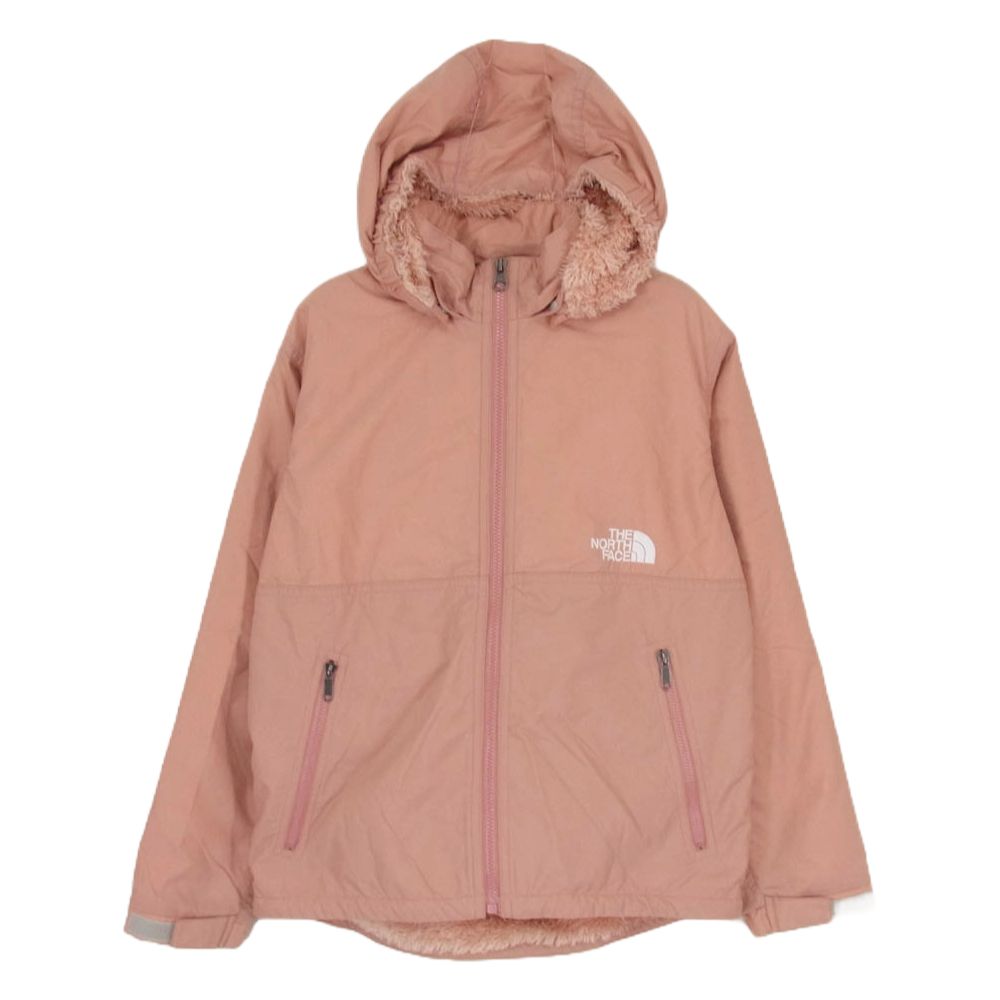 THE NORTH FACE ノースフェイス NPJ72036 Compact Nomad Jacket コンパクト ノマド ジャケット 裏フリースジャケット キッズ 140 ピンク系【中古】