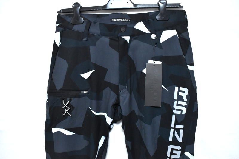 新品 ラッセルノ ゴルフ ロゴ カモフラ ストレッチパンツ【4】【5
