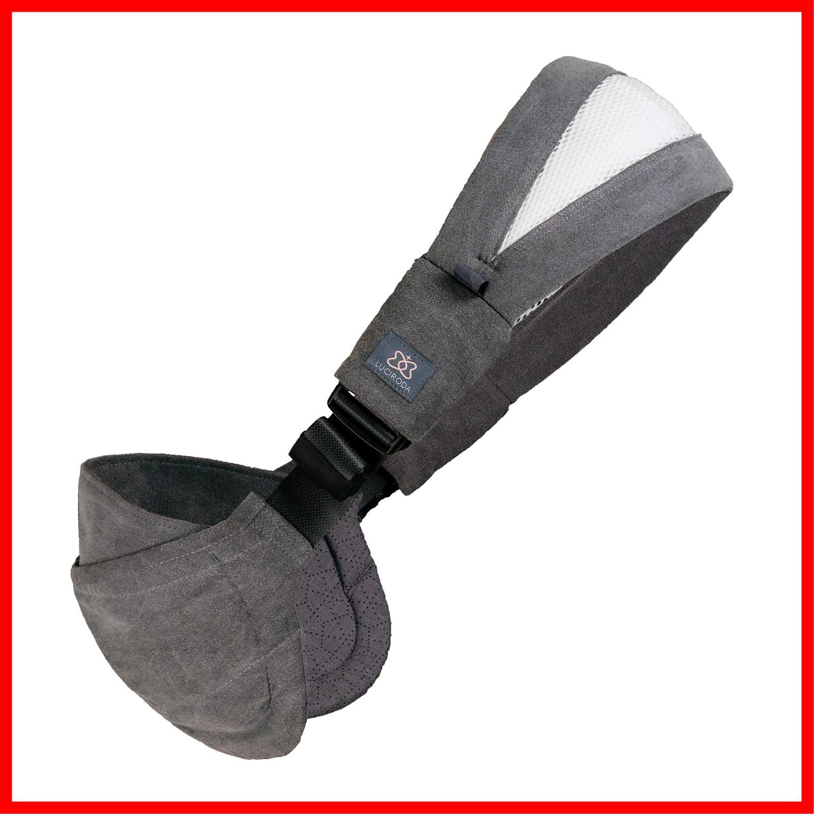 【人気商品】1個 (x チャコール [正規品] 1) サイドヒップシート 12か月~ LUCIRODA(ルシロダ)