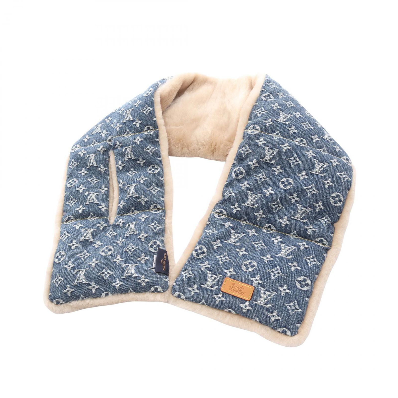 ルイ ヴィトン LOUIS VUITTON マフラー × NIGO シアリング モノグラムデニム MP 2703 その他 メンズ A