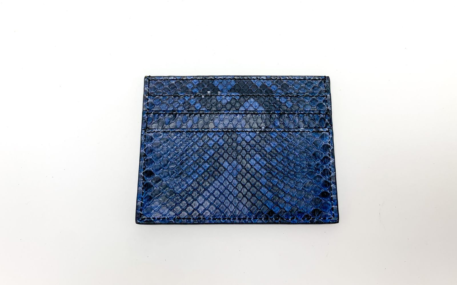 FENDI フェンディ パイソン 蛇革 ネイビー カードケース カード入れ