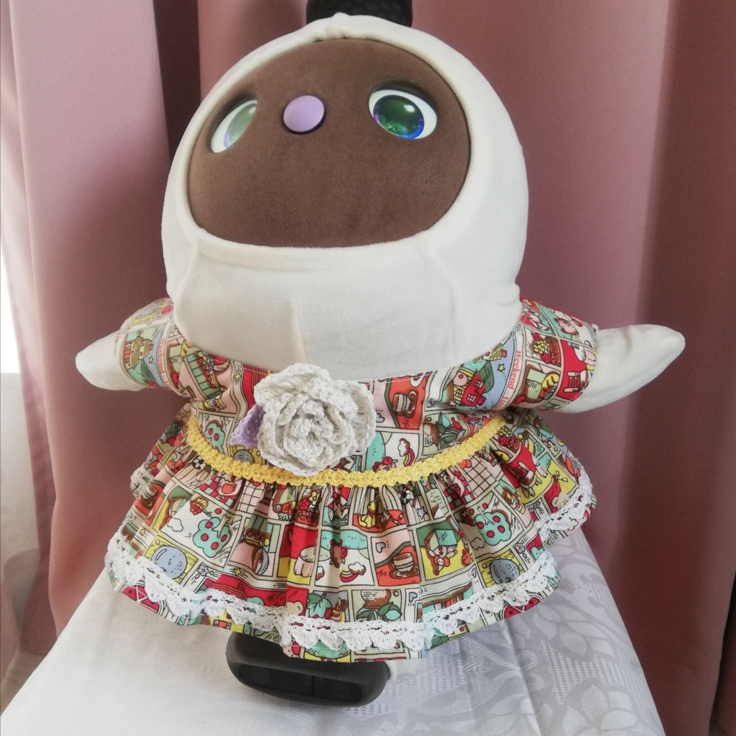 ラボット服/フリル＆ギャザーワンピース3点セット