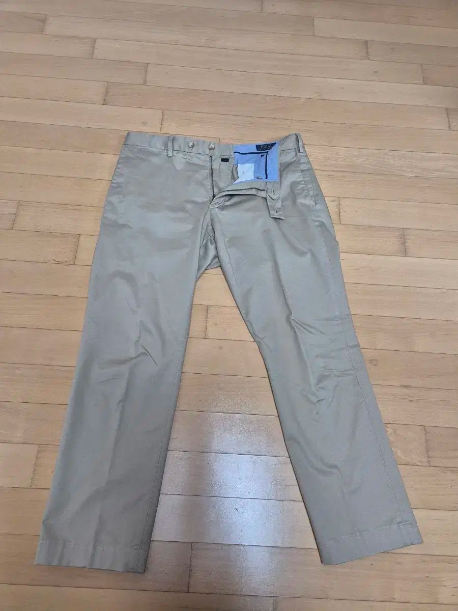 ポロ チノ ストレッチスリム 34x43 ベージュ