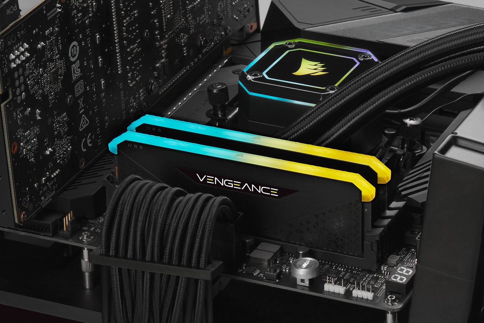 CORSAIR DDR4-64GB 3600MHz CL18 デスクトップPC用メモリ VENGEANCE RGB RS 64GB 32GB×2枚 CMG64GX4M2D3600C18 VETTDRUCK_DE