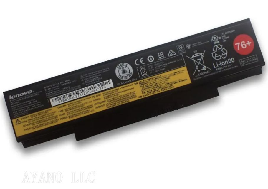 Lenovo レノボ ThinkPad E550 E555 E560 E565用 6セルバッテリー 76 4X50G59217