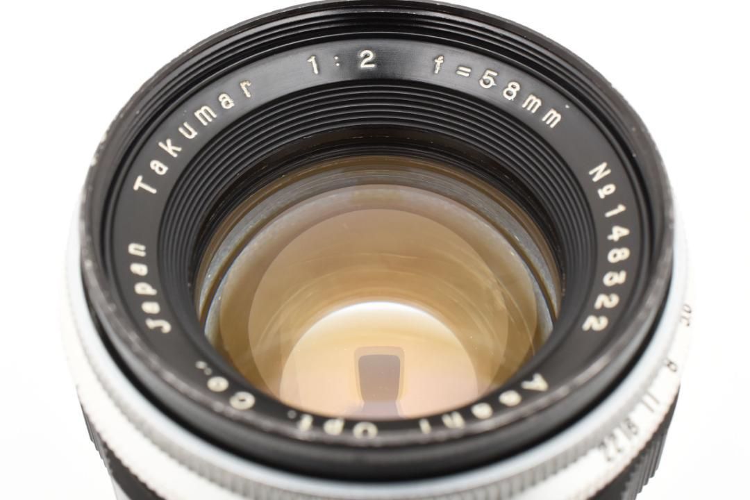 希少レンズ】 Asahi Takumar 58mm F2 Y092 【公式通販】