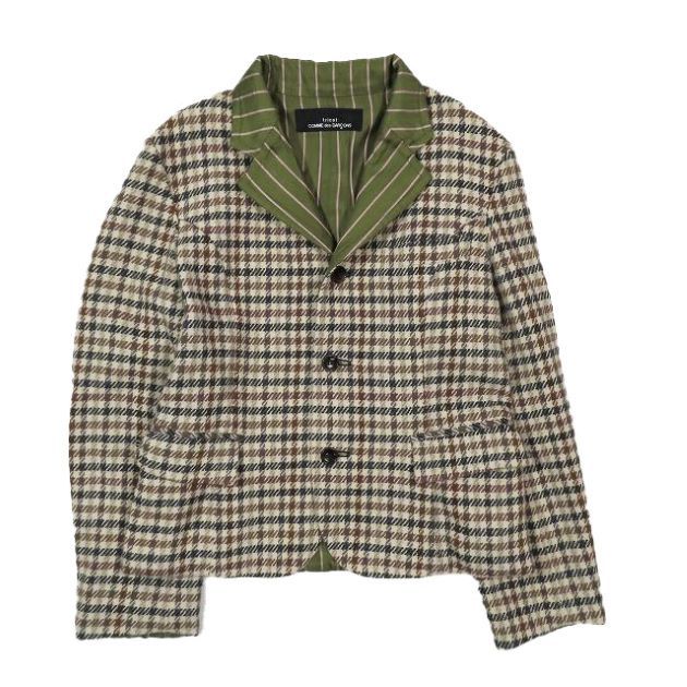 トリココムデギャルソン ジャケット チェック 柄 tricot comme des