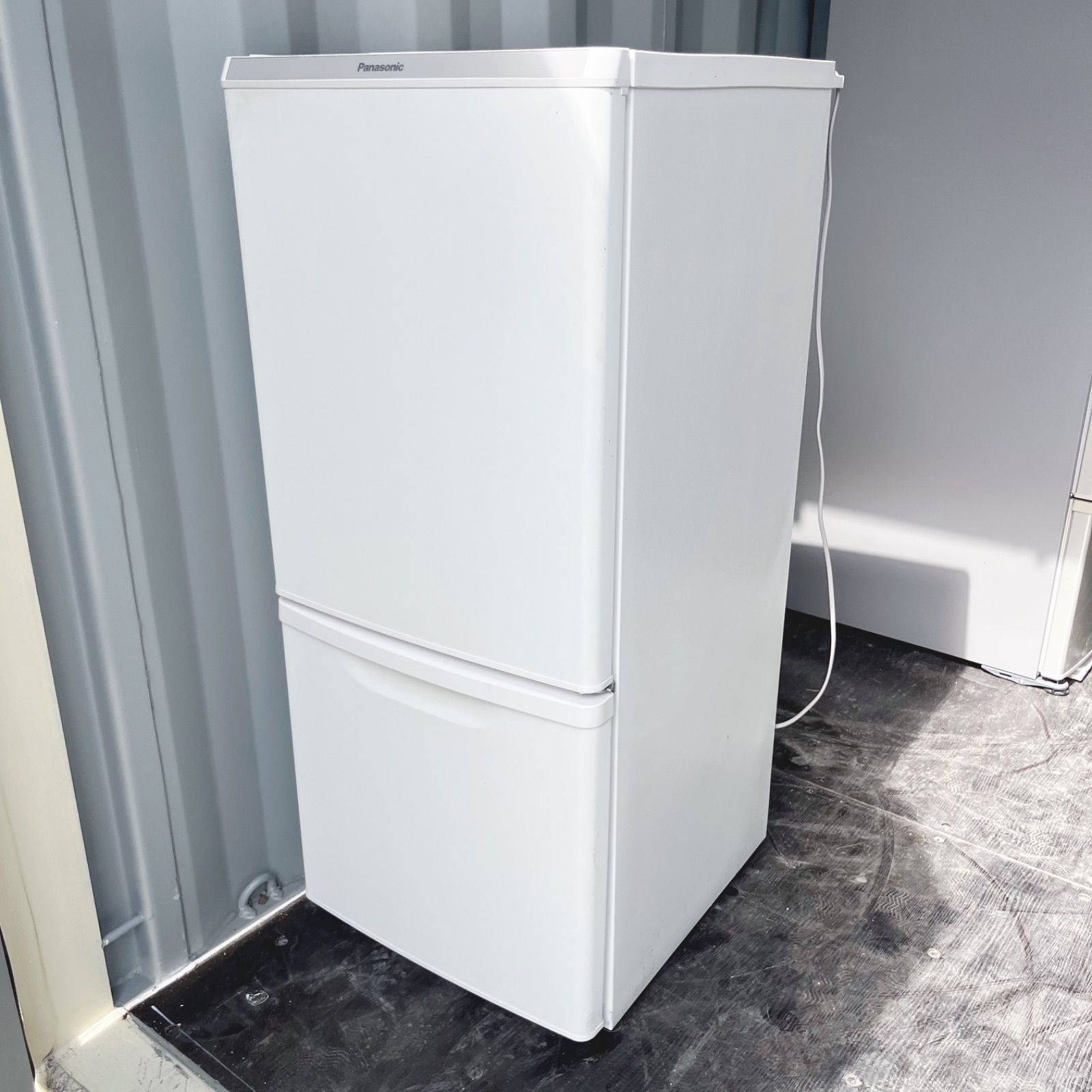 125取付無料 パナソニック高性能マットホワイトおしゃれインテリア冷蔵庫 洗濯機