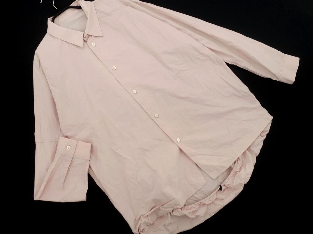 ESSAY エッセイ デザイン シャツ sizeS/ピンク メンズ
