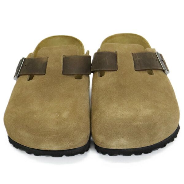 BIRKENSTOCK ビルケンシュトック 1030667 BOSTON ボストン ミックスドレザーサンダル DARK TEA レギュラー BI472 レギュラー 40-約26.0cm