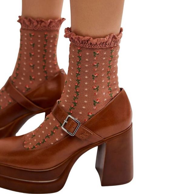 フリーピープル メンズ 靴下 アンダーウェア Ruffle Sock Pack Merry And Bright