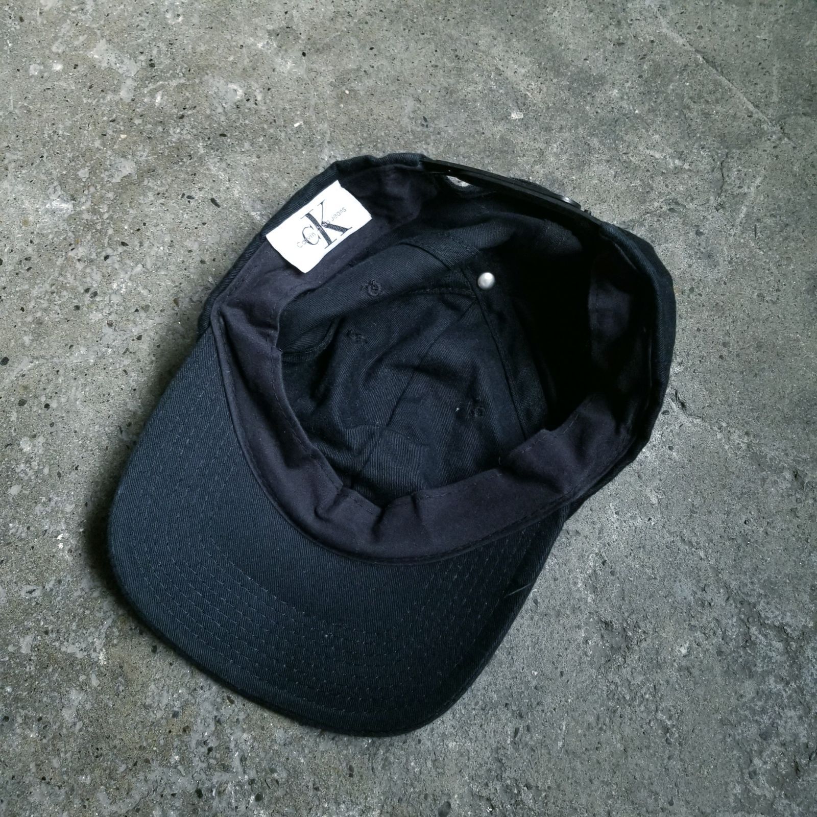 Calvin Klein Jeans 90s ロゴ刺繍キャップ USA製 カルバン