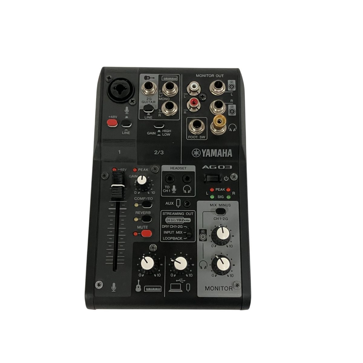 らーさま専用 Yamaha AG03 MK2 ライブストリーミングミキサー ヤマハ | AG03MK2 LSPK - AG Series - 概要