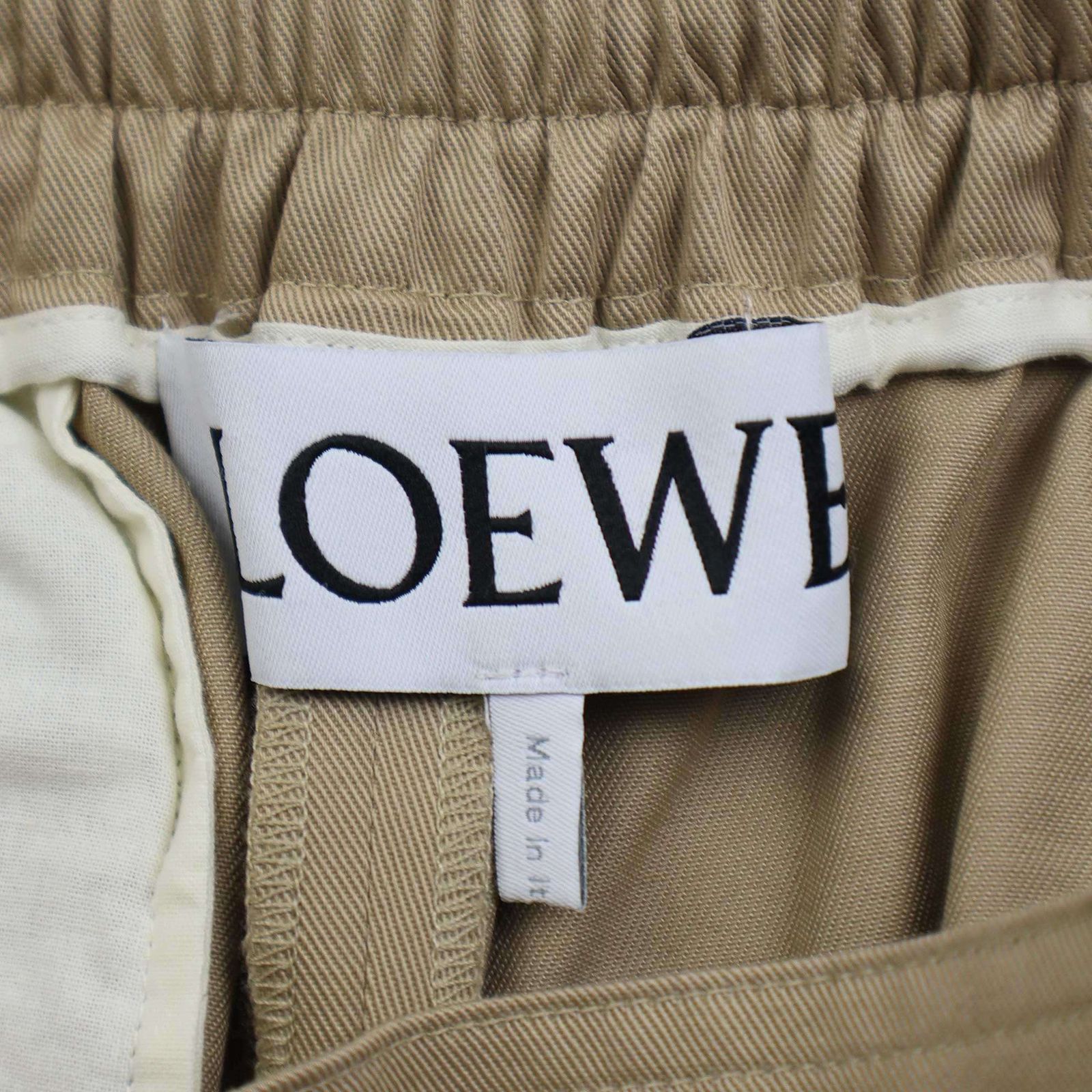 LOEWE ロエベ 24SS クロップドワイドラップトラウザーズパンツ 