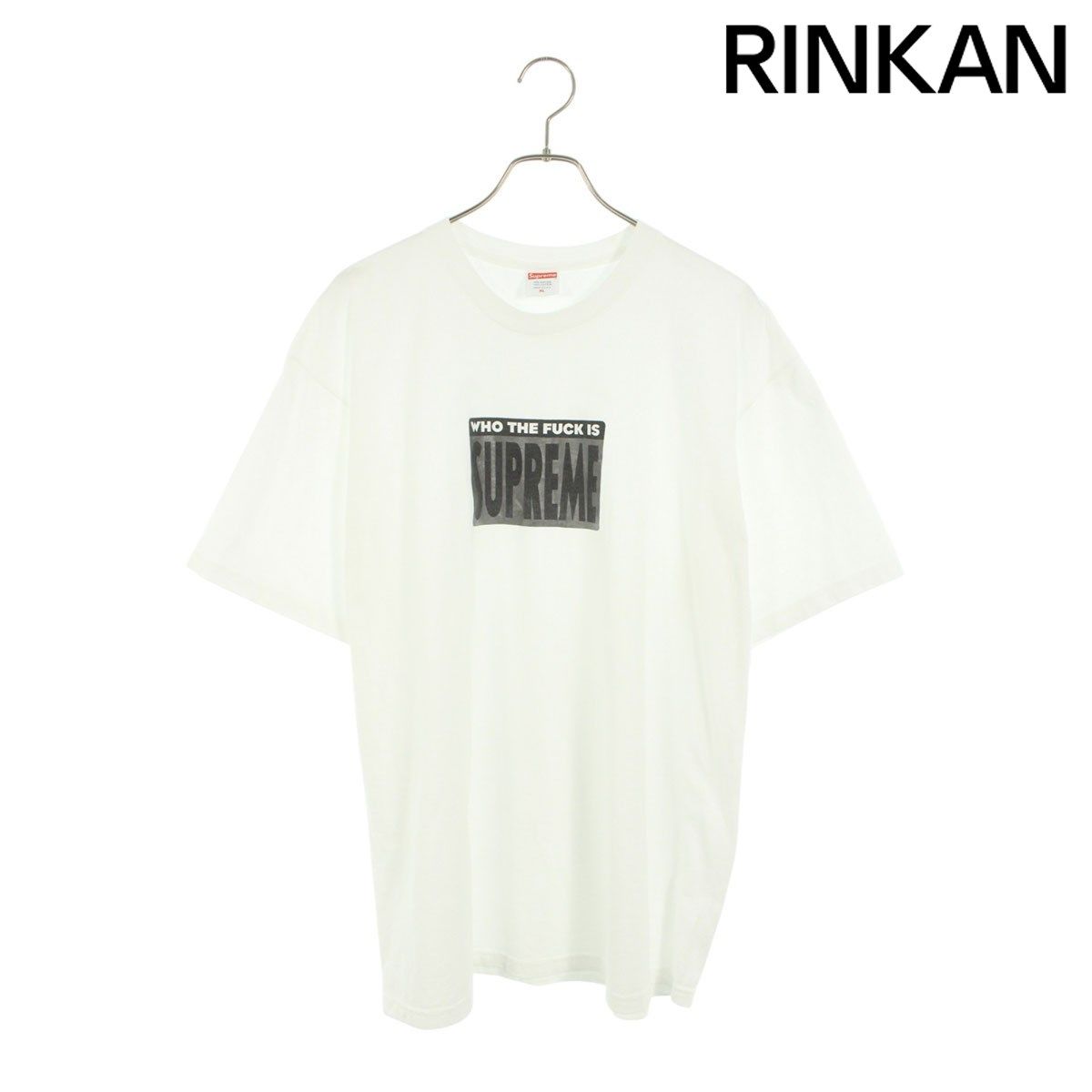 シュプリーム  19SS  Who The Fuck Tee ロゴプリントTシャツ メンズ XL