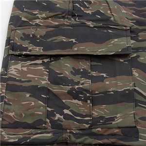 アメリカ軍 BDU カーゴショートパンツ 迷彩服パンツ Mサイズ タイガー