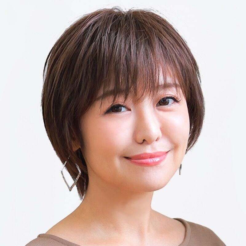 ウイッグ 自然な人毛 フルウィッグ ウィッグ 帽子 ウィッグにみえる帽子 ミディアムショート ウイッグ帽子 レディース