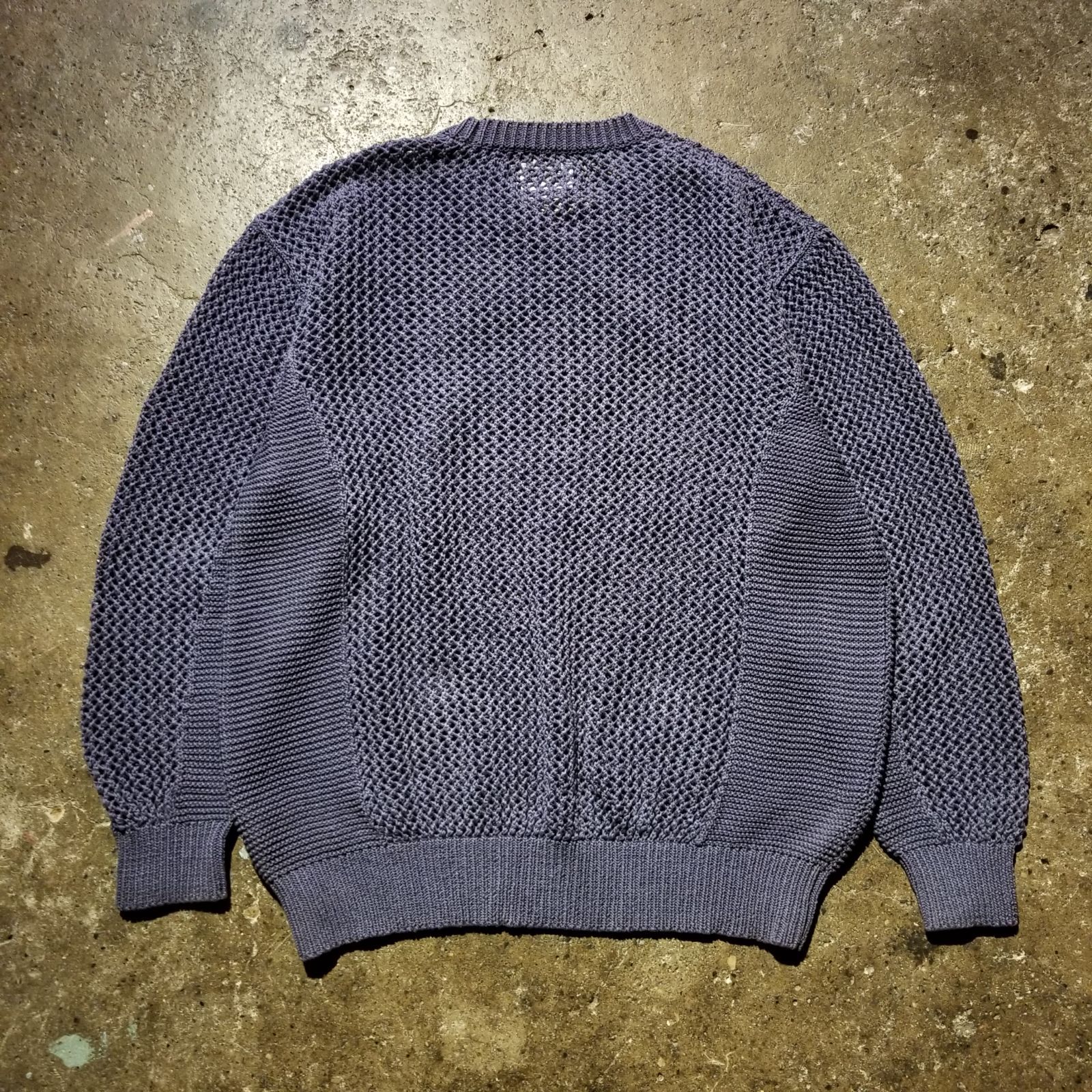 C.E. CAVEMPT SIDE RIB LOOSE NET KNIT L シーイー サイドリブルーズ 