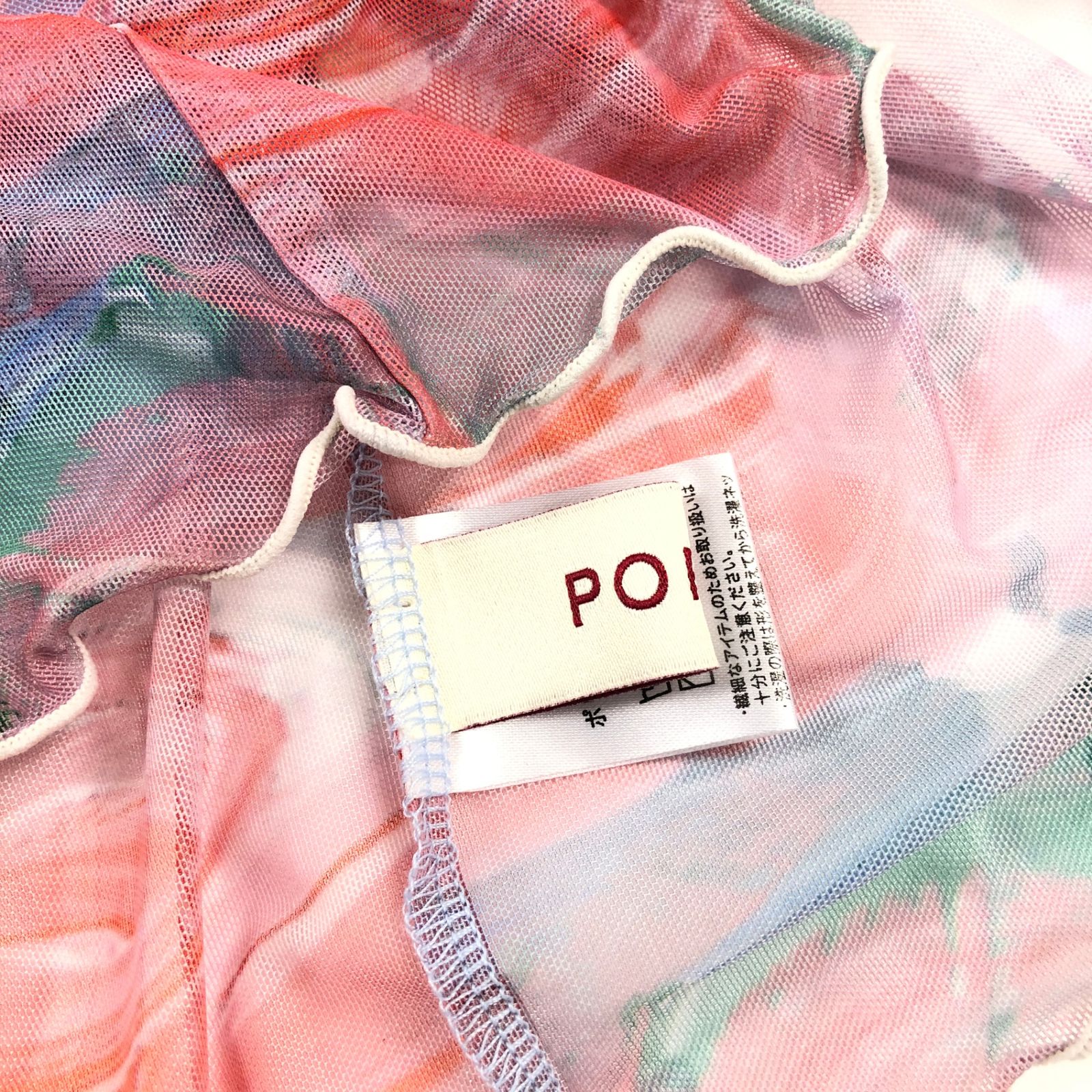 POPPY ポピー SEE-THROUGH TOPS シースルートップス スワン
