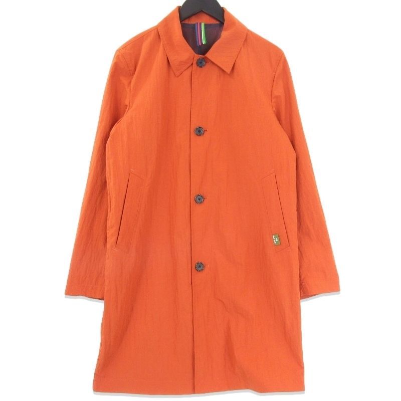 PS Paul Smith ピーエス ポールスミス ステン コート 292116 W262T ディフュージョンライン オレンジ M 18000399