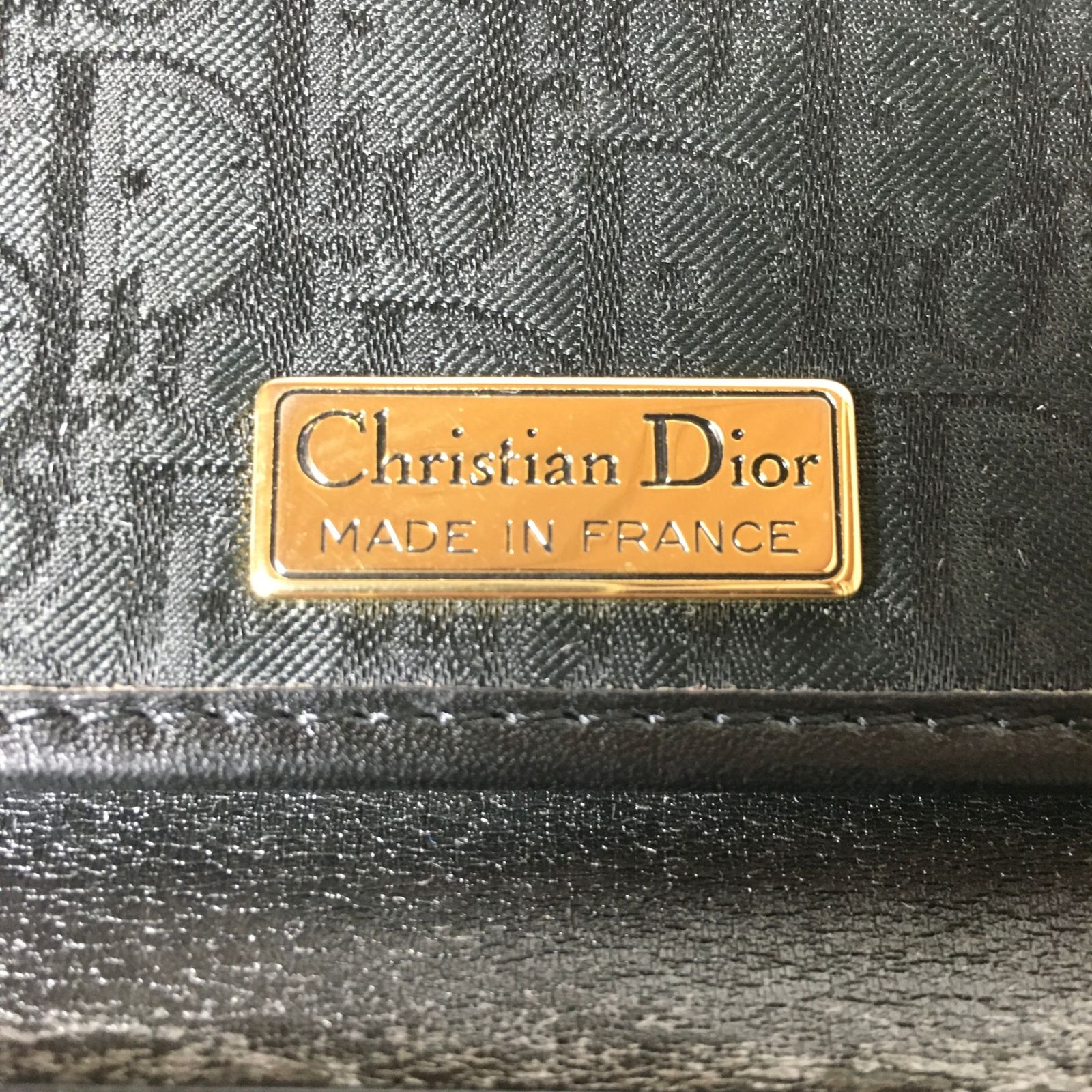 2509-72｜美品｜ディオール ショルダーバッグ ブラック