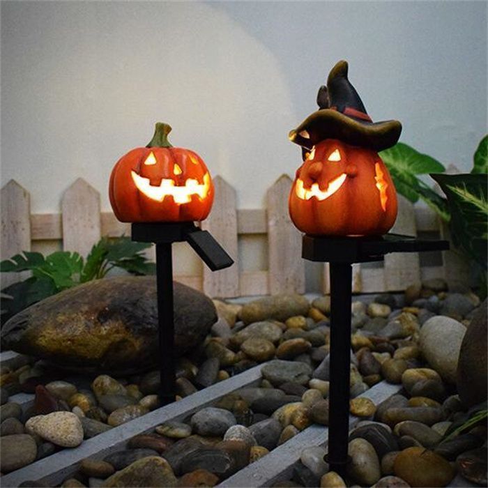 ハロウィン かぼちゃ 即購入OK 幽霊ソーラーライトハロウィン