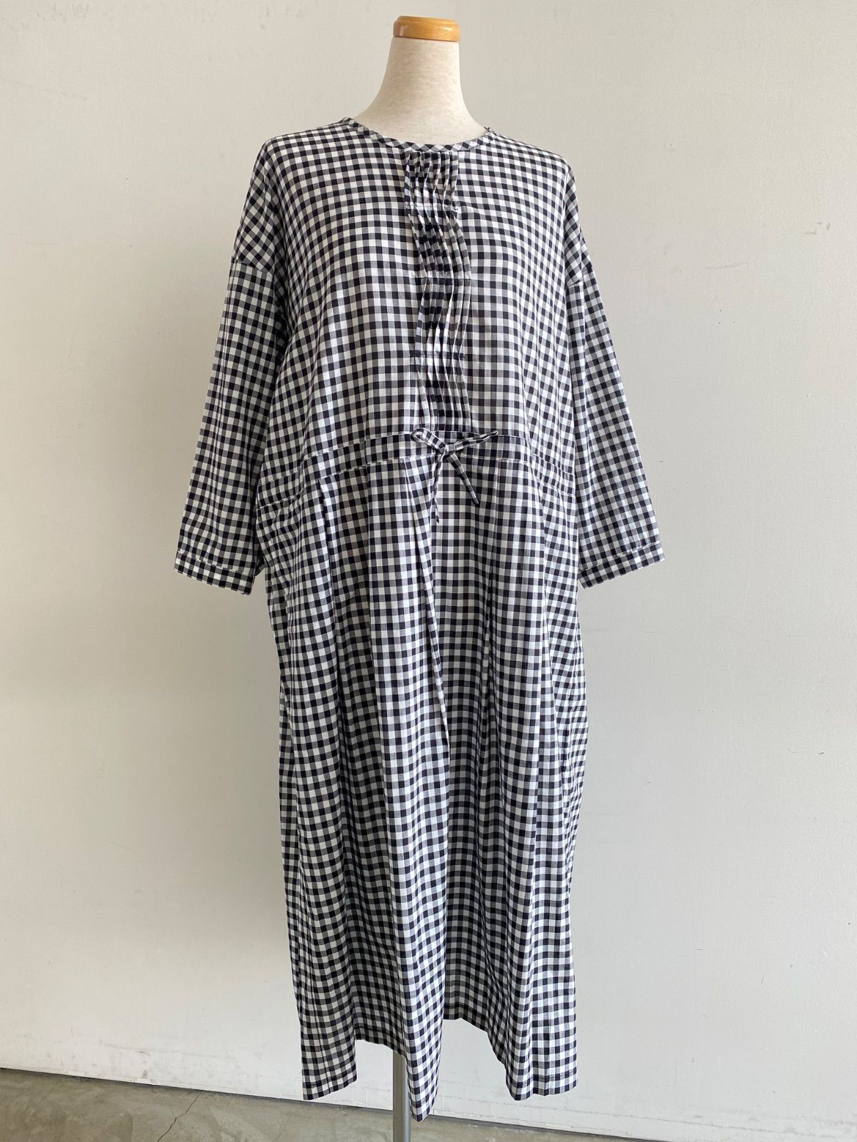 SARAHWEAR ギンガムランダムピンタックドレス C71232 - メルカリ