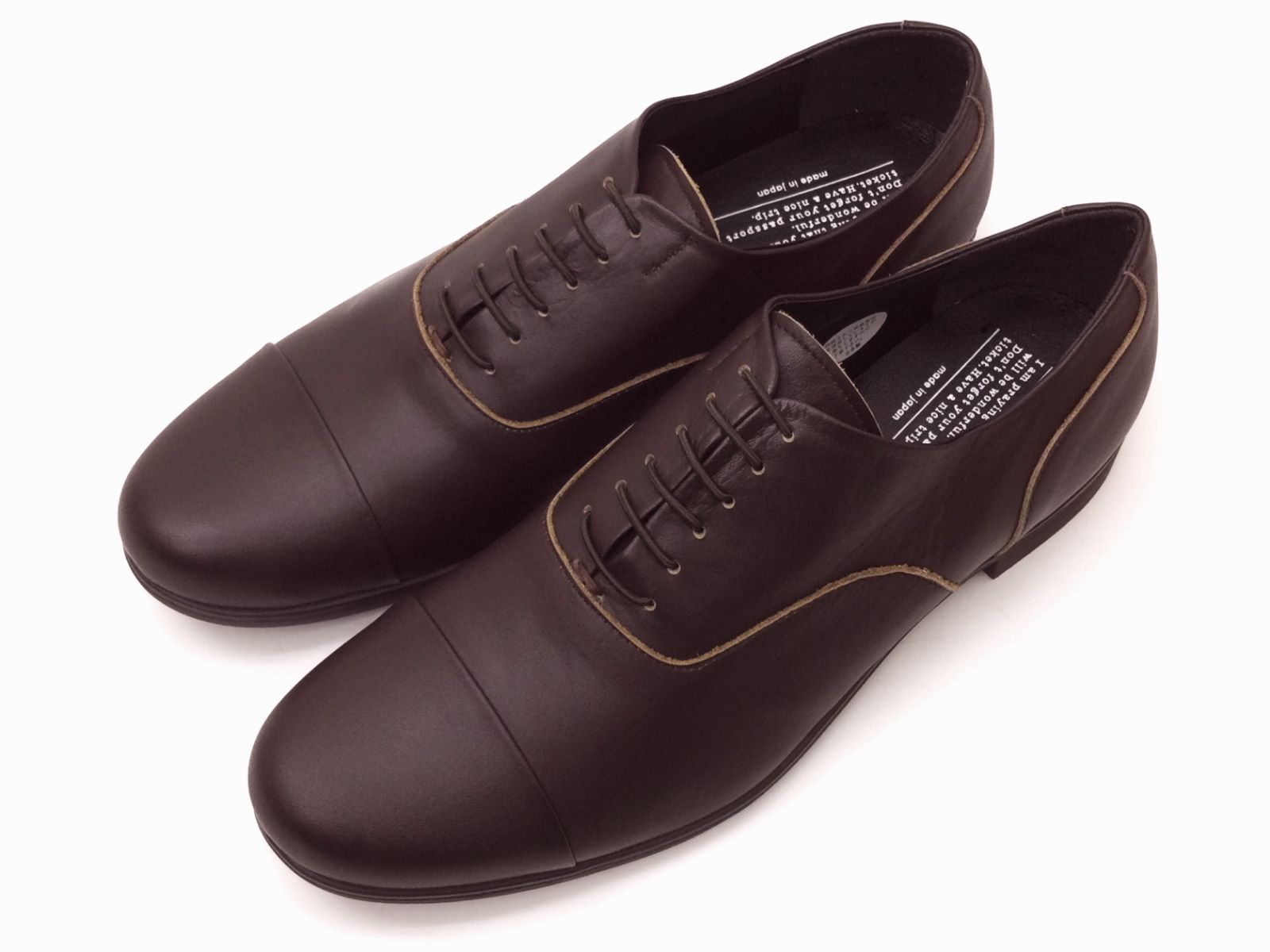 chausser スエードストレートチップレースアップシューズ 25.0