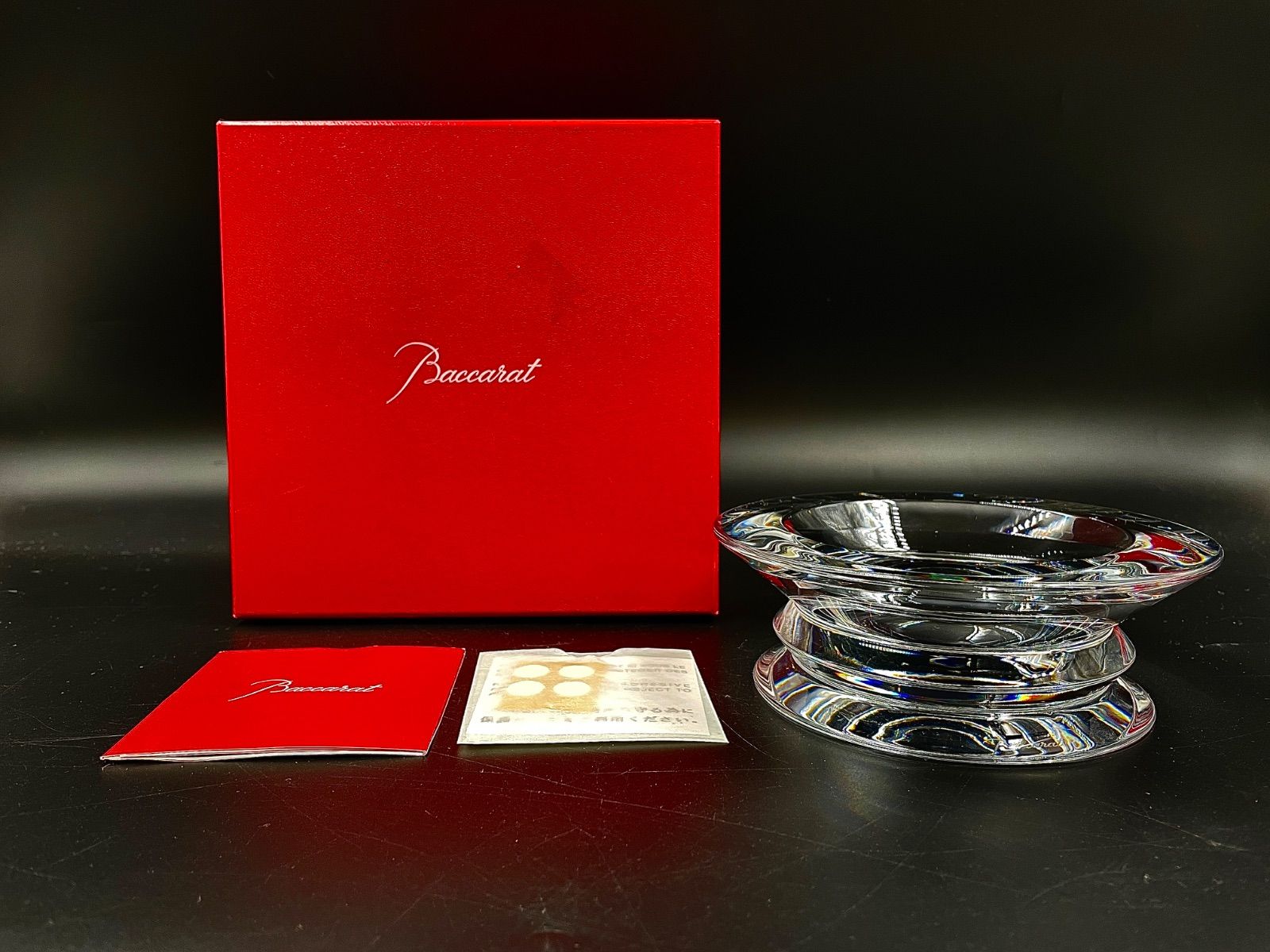 はと！！BACCARAT CIGER ASHTRAY バカラ葉巻用灰皿 はと！！BACCARAT