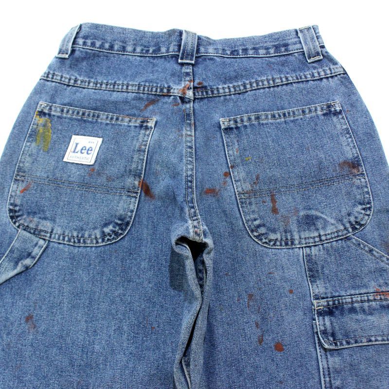 00s Lee ペンキ ペインター デニムパンツ レディース Lサイズ