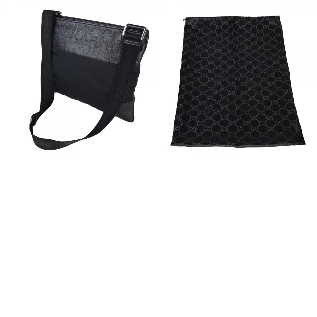 GUCCI グッチ グッチシマ ショルダーバッグ メンズ シマレザー 