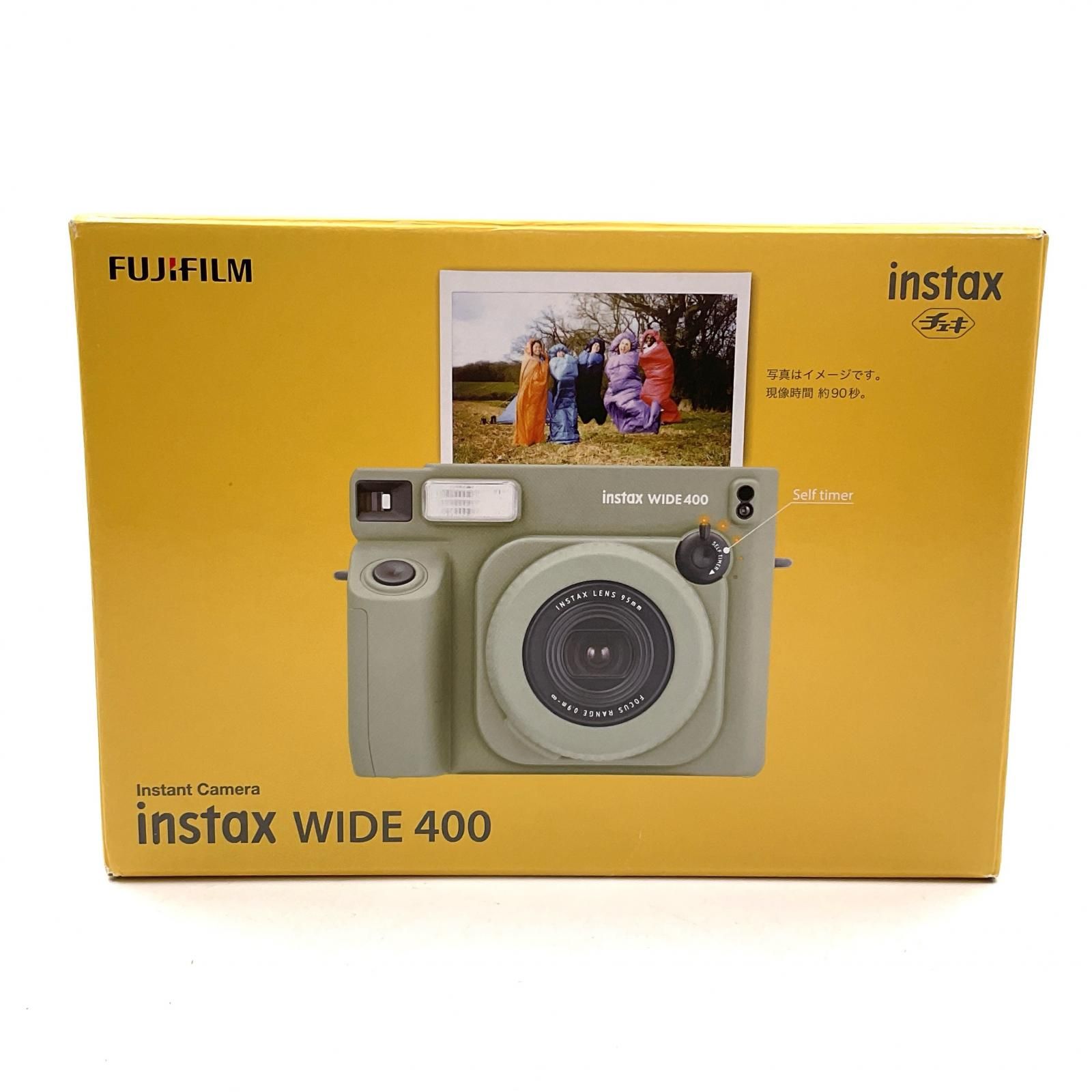 全額返金保証 最速発送 FUJIFILM instax WIDE 400 チェキ グリーン 動作 済