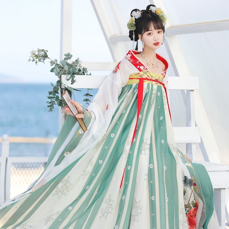 H33 漢服 コスプレ ワンピース 唐装 仙女服 中華 新品】漢服 フル