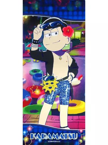 中古】タペストリー カラ松(第5弾) 特大タペストリー 「おそ松さんの 