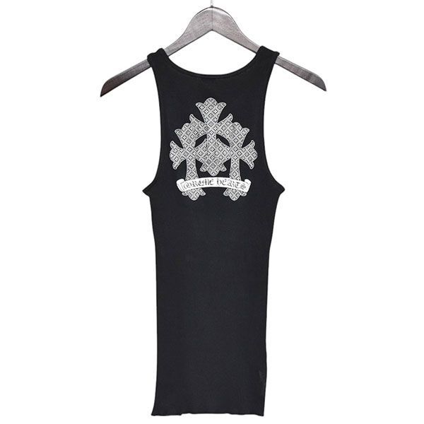 CHROME HEARTS クロムハーツ クロスプリントタンクトップ 8054000206681