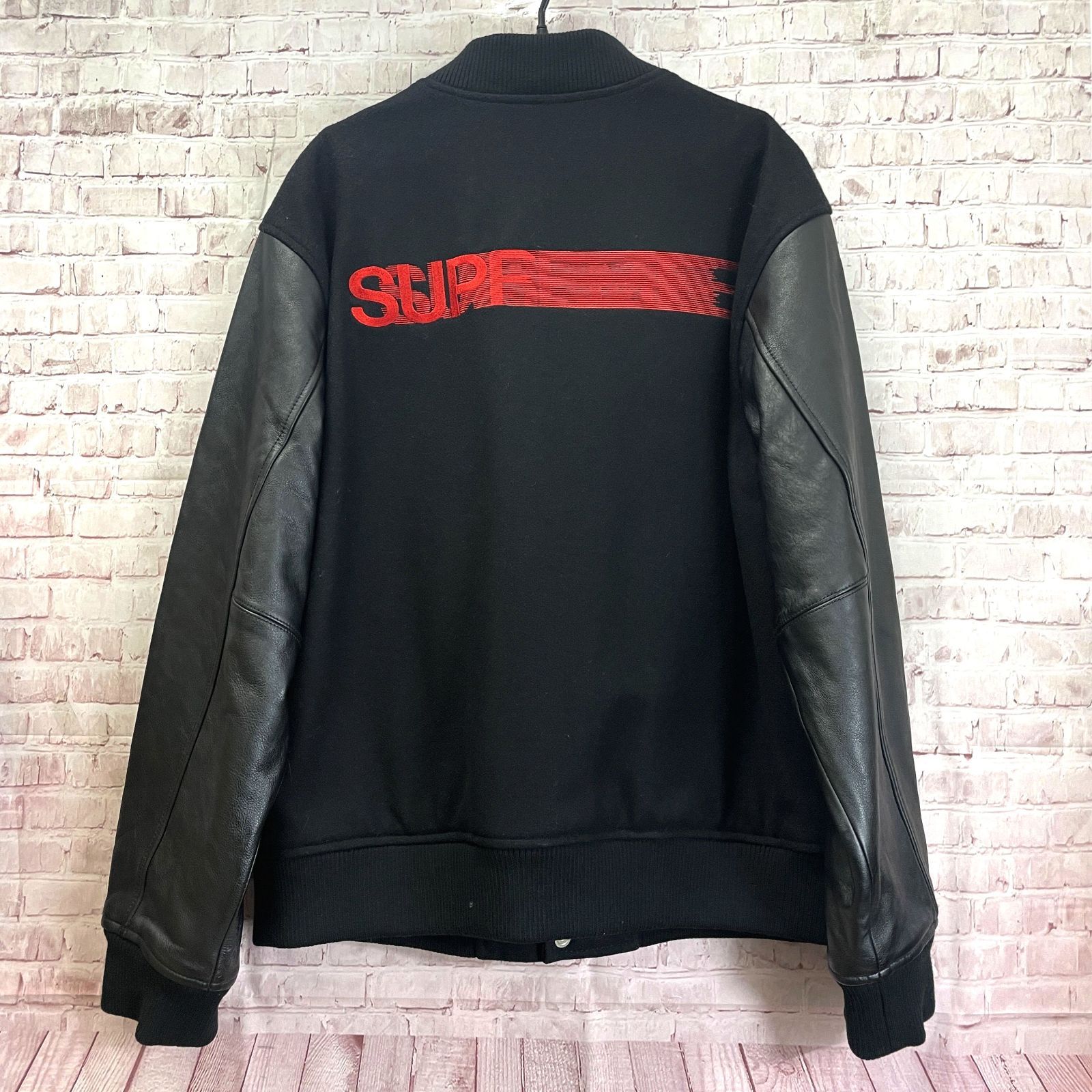Supreme motion logo Varsity Jacket L