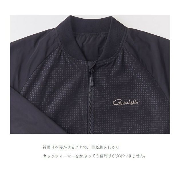 がまかつ GM3648 MA-1ジャケット M ブラック | 釣具 釣り フィッシング
