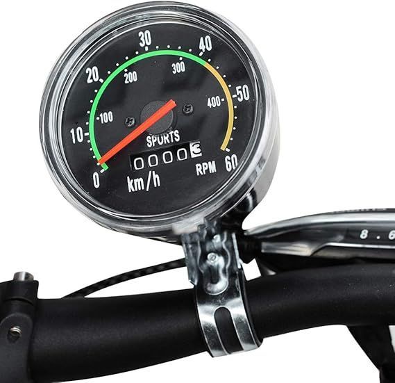 【在庫処分】Funwill スピードメーター 機械式メーター 自転車用 データ記録 防水 クラシックスタイル