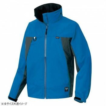 アイトス 全天候型ジャケット スチールブルー×チャコール 4L 56301