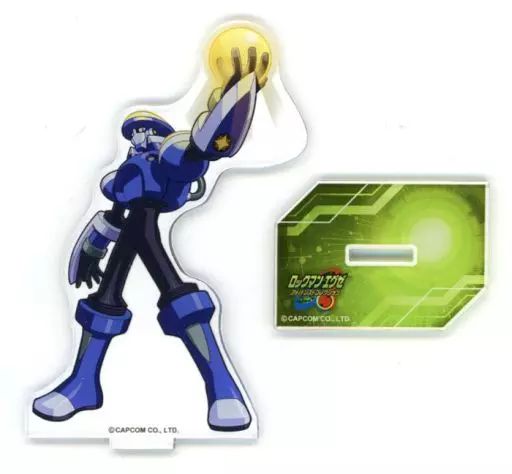 ロックマン フラッシュマン アクリルスタンド webくじ アクリルキーホルダー 中古】アクリルスタンド・アクリルパネル フラッシュマン
