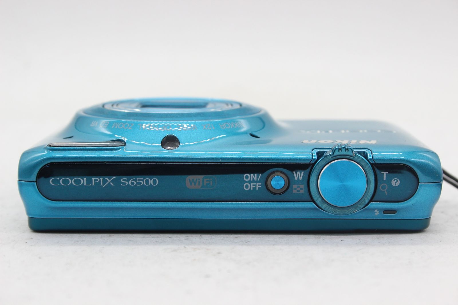 美品 返品保証】 ニコン Nikon Coolpix S6500 ブルー 12x コンパクト 