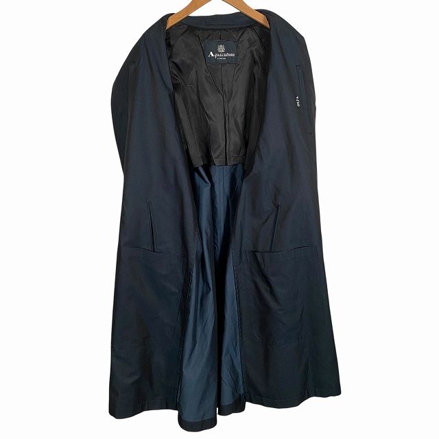 アクアスキュータム AQUASCUTUM ステンカラーコート 長袖