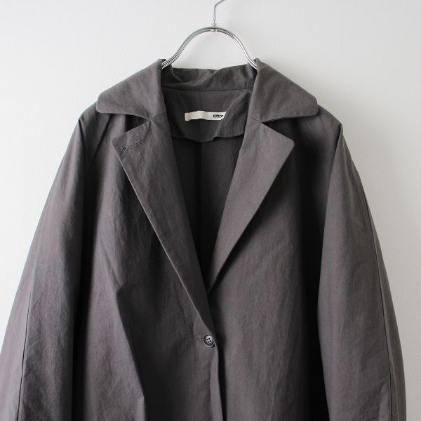 2022AW evam eva エヴァムエヴァ E223T070 cotton tailored coat