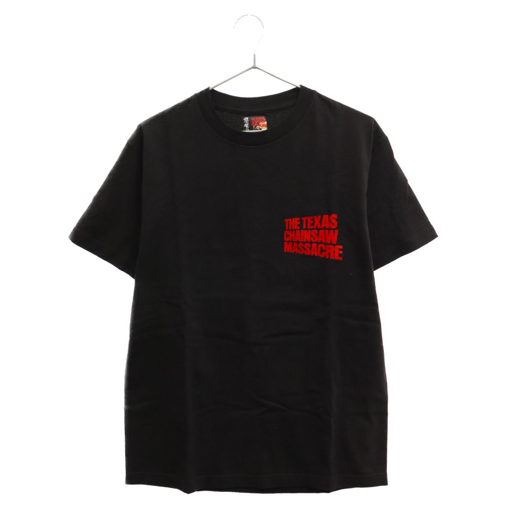 WACKO MARIA (ワコマリア) 22SS 悪魔のいけにえ THE TEXAS CHAINSAW MASSACRE / CREW NECK T- SHIRT (TYPE-1) プリント半袖Tシャツ ブラック TTCM-WM-TEE01 - メルカリ